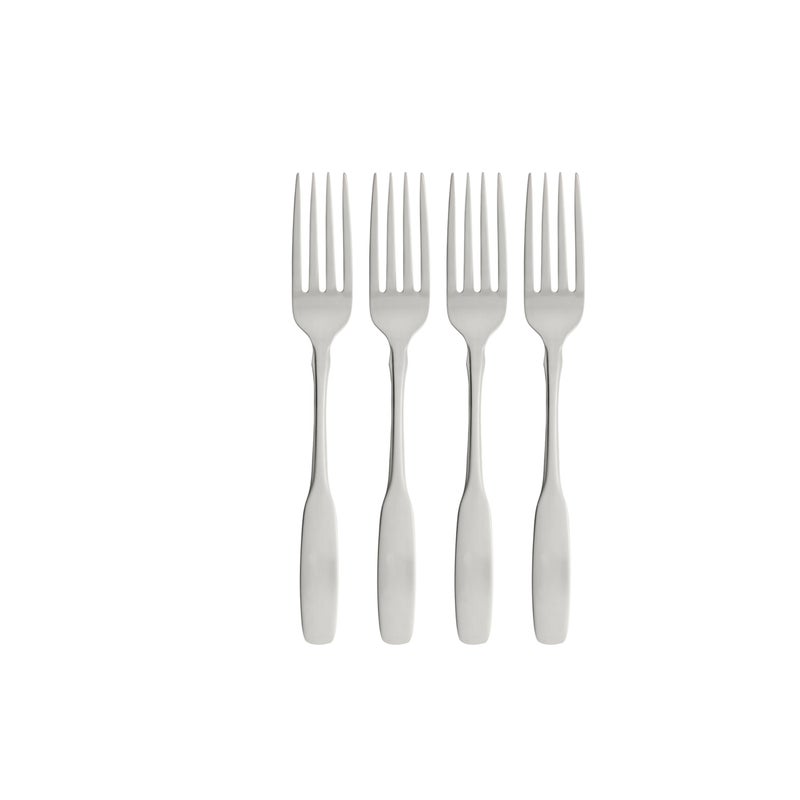 Oneida Paul Revere Fine Flatware Dinner Forks, Set of 4 , 18/10 Stainless Steel, Silverware Set, Dishwasher Safe - Image 1